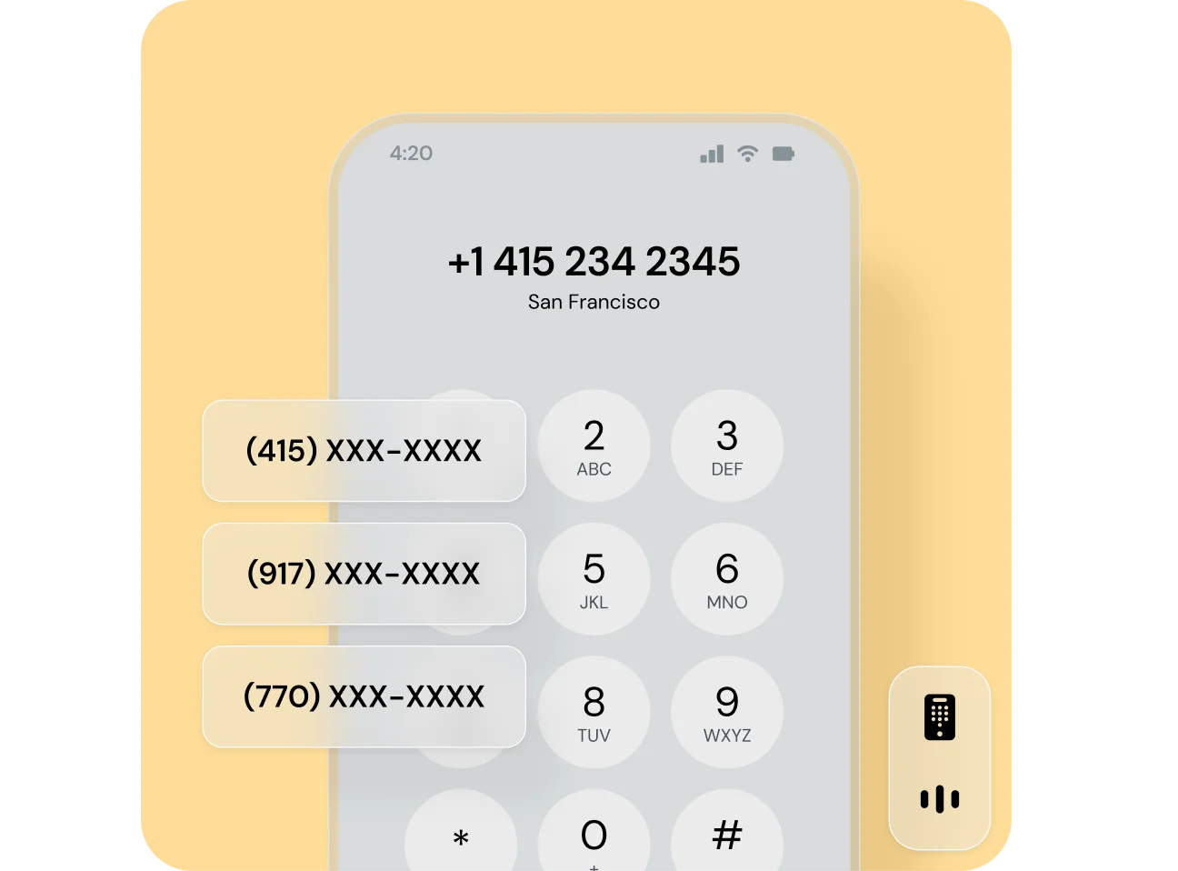 Image for Long codes, short codes, and toll-free numbers to suit your business