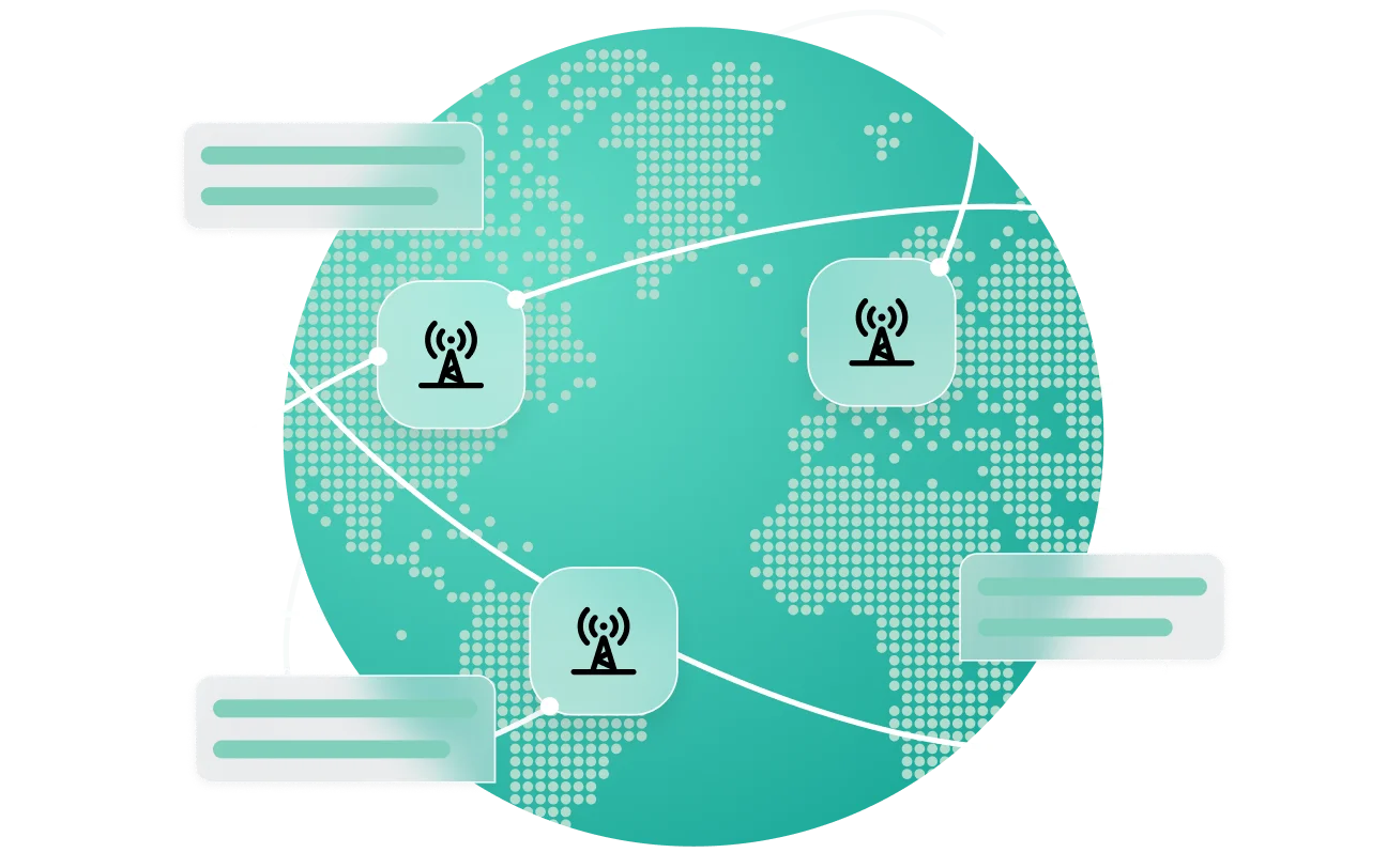 Image for One connection, global reach for current and future services